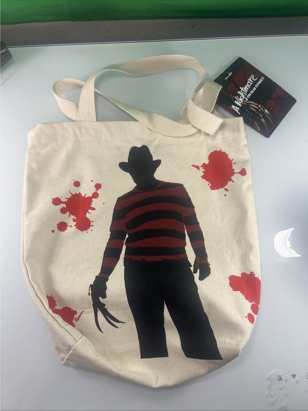 Freddy Krueger 13×14" Tote Nightmare on Elm St Halloween Horror Book Bag New